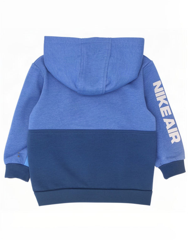 Nike Baby Boys Graphic Hoodie Jumper 12-18 μηνών Μπλε, βαμβακερό μπλοκ