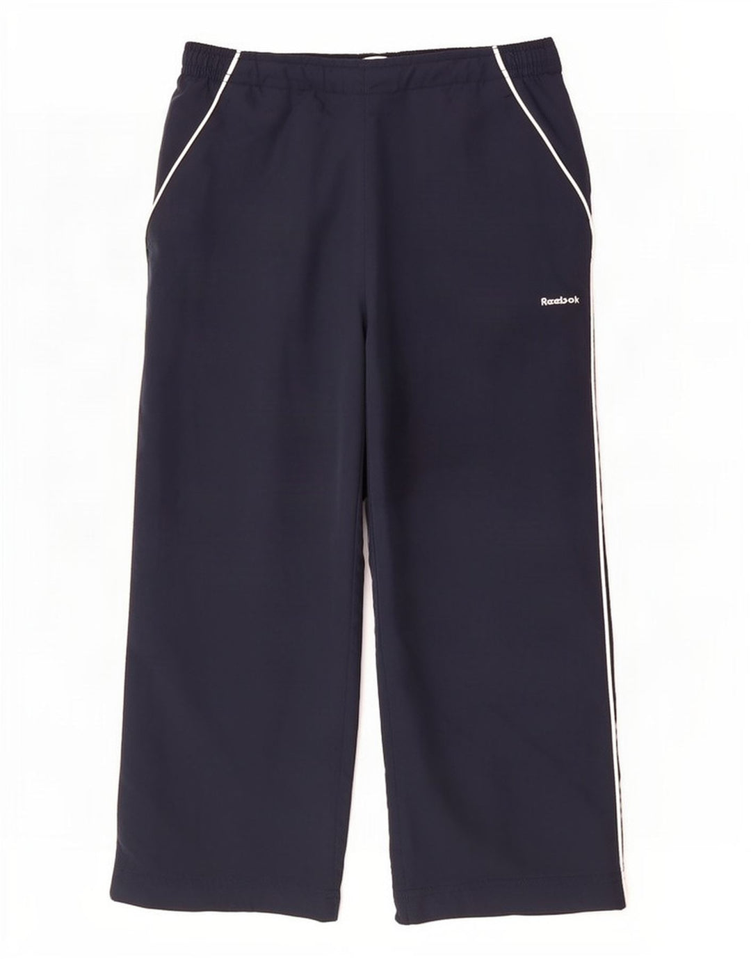 Reebok γυναικεία φόρμα Capri Παντελόνια UK 10 Small Navy Blue Polyester