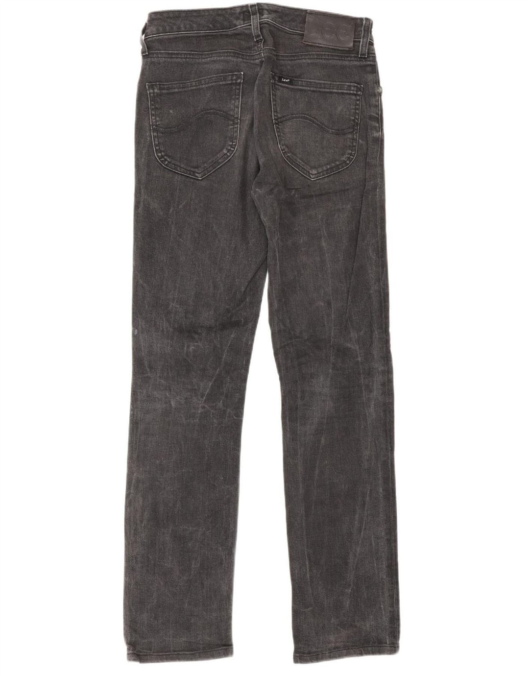 Lee Womens Marion Straight Jeans W28 L33 Γκρι βαμβακερό