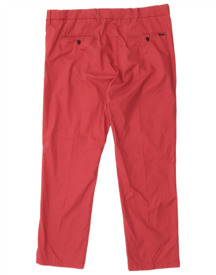 Ανδρικό παντελόνι Chino Marks & Spencer Regular W40 L31 Ροζ βαμβακερό