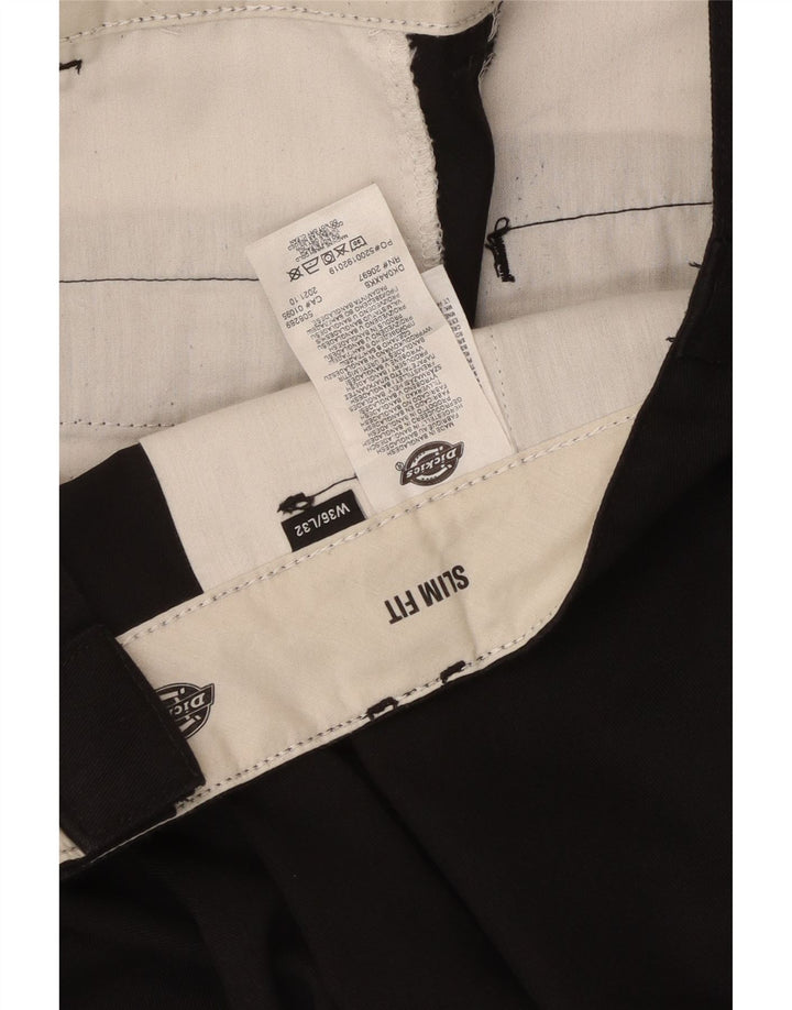 Ανδρικό παντελόνι Chino Dickies Slim Fit W36 L32 Μαύρο πολυεστέρα