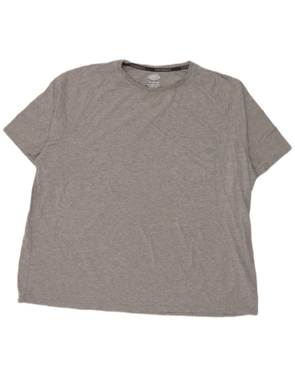 Ανδρικό T-Shirt Dickies Top 4XL Γκρι βαμβακερό