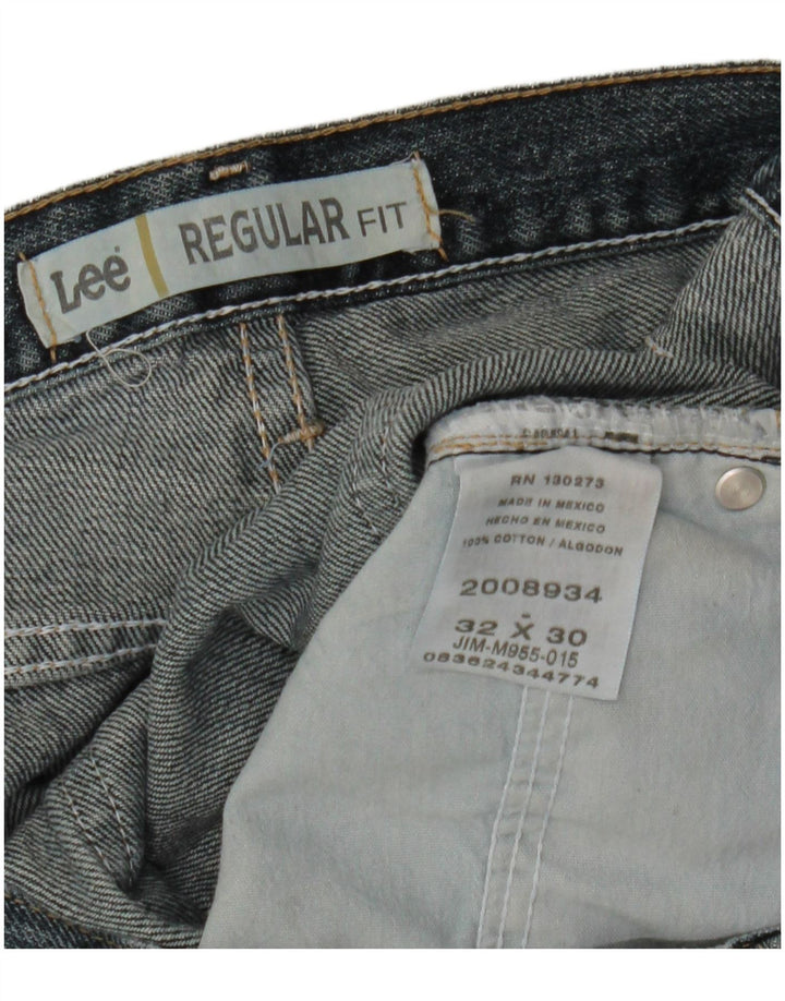 Ανδρικό τζιν Lee Regular Fit ίσιο W32 L30 Μπλε βαμβακερό