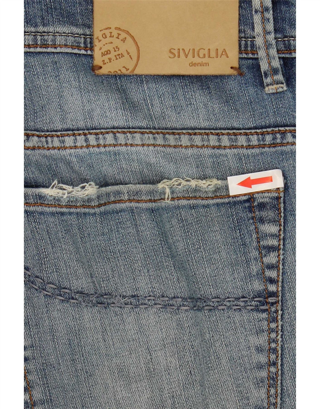 SIVIGLIA Ανδρικό τζιν ίσιο W36 L27 Μπλε