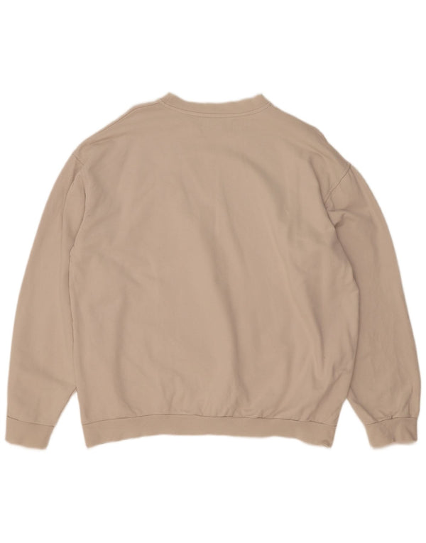Ανδρικό φούτερ Kappa Jumper 2XL Μπεζ βαμβακερό