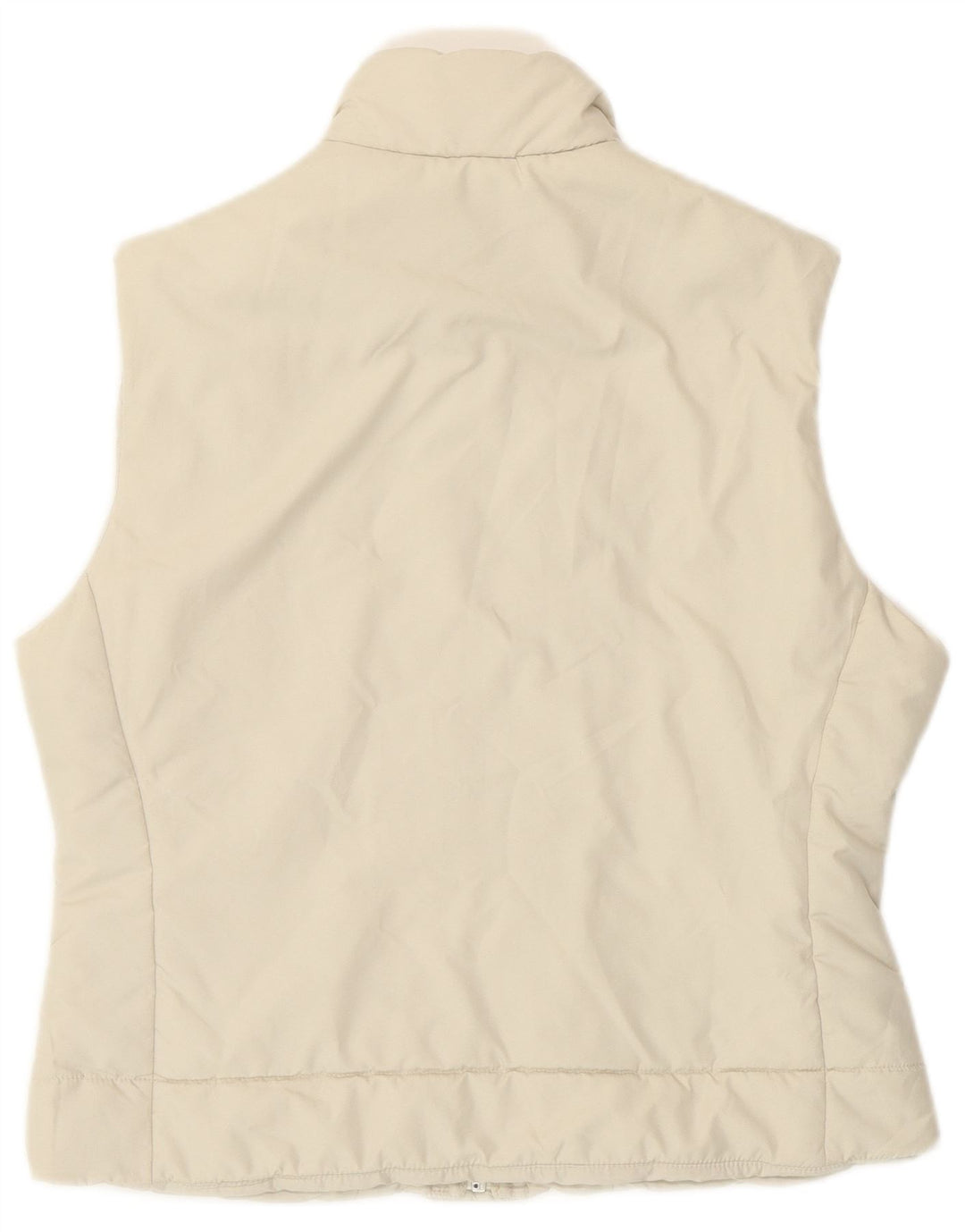 Reebok Γυναικείο Gilet UK 12 Medium Off White Πολυεστέρας