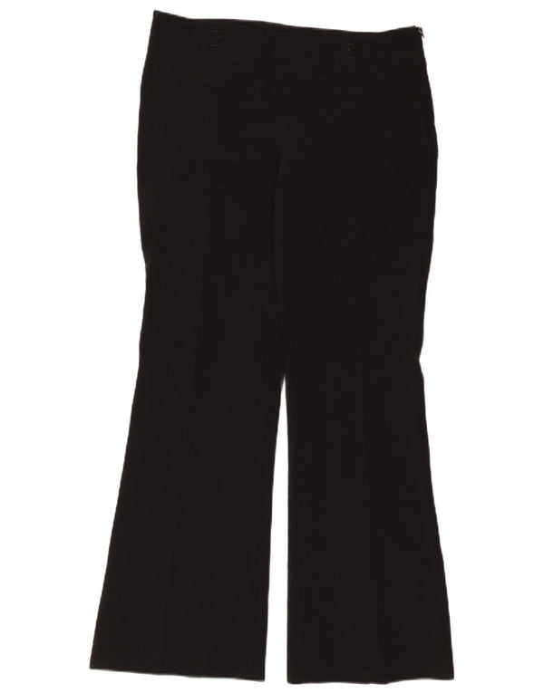 Zara Γυναικεία Flare Casual Παντελόνια EU 38 Small W28 L29 Μαύρο Πολυεστέρας