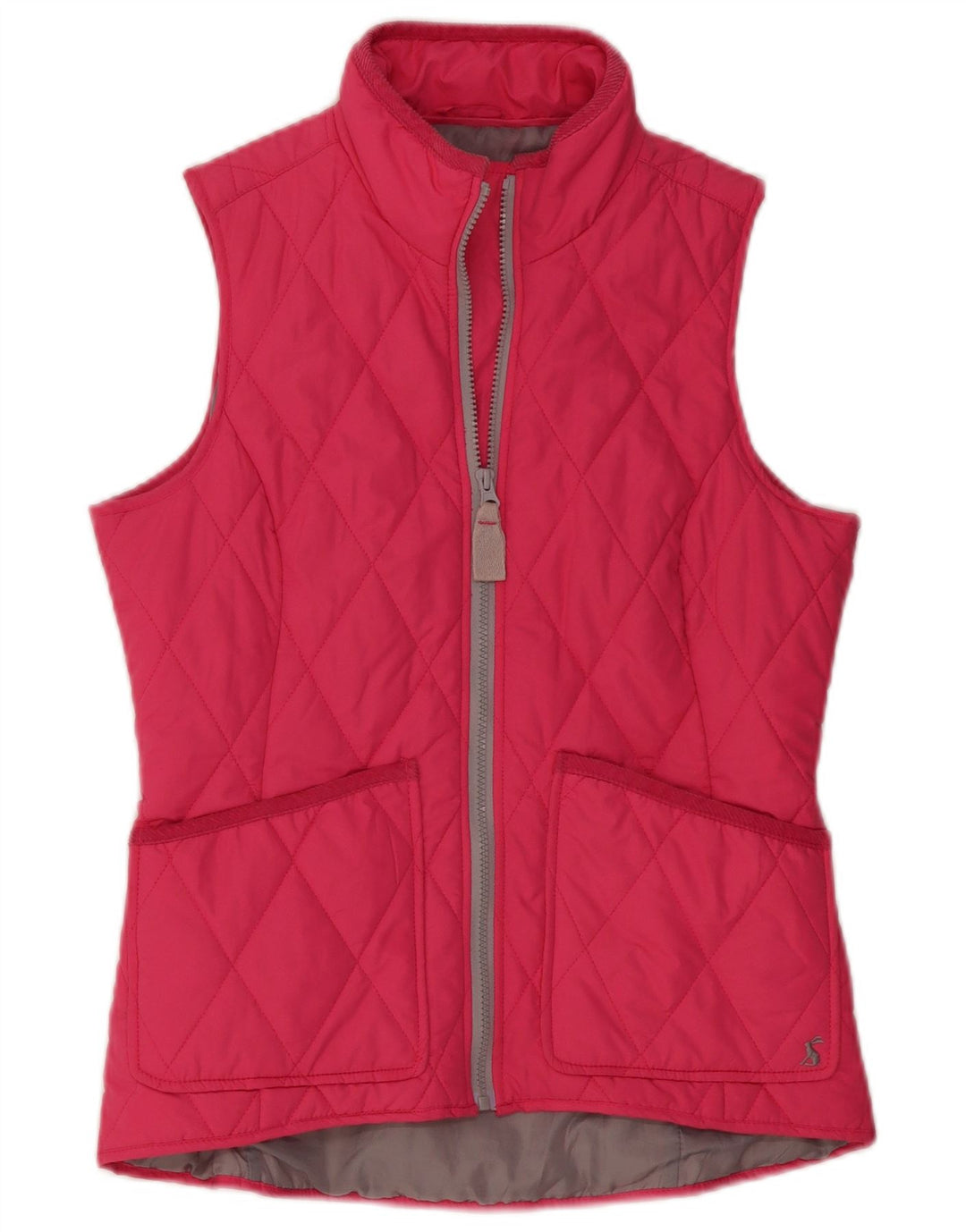 JOULES Γυναικείο Καπιτονέ Gilet UK 10 Μικρός Ροζ Πολυεστέρας