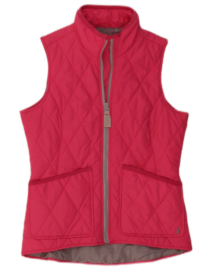 JOULES Γυναικείο Καπιτονέ Gilet UK 10 Μικρός Ροζ Πολυεστέρας