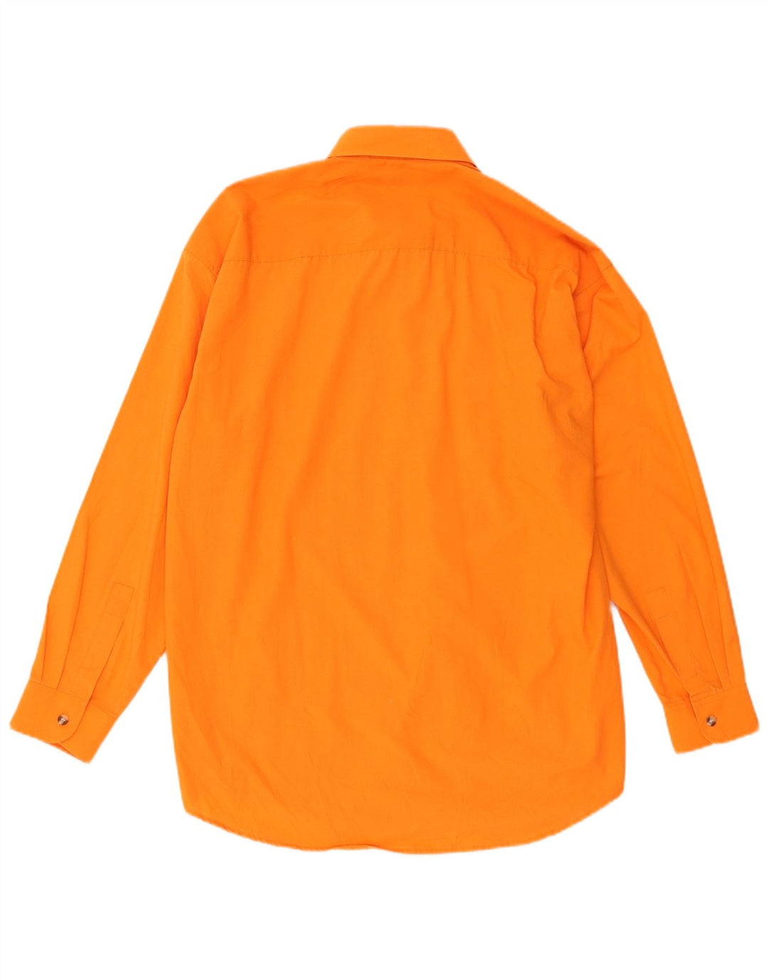 Vintage ανδρικό πουκάμισο μεγάλο πορτοκαλί βαμβακερό