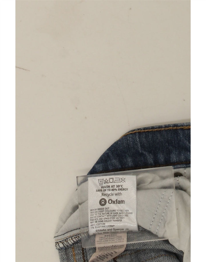 Ανδρικό τζιν ίσιο Marks & Spencer W32 L31 Μπλε βαμβακερό