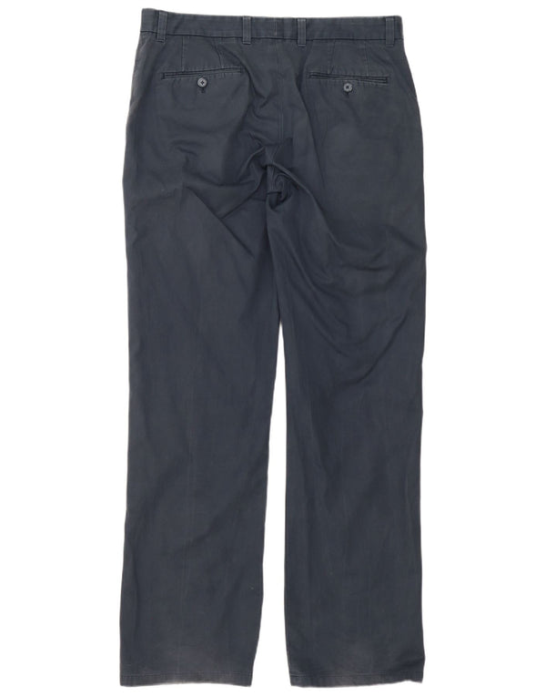 Dkny Ανδρικό Soho Παντελόνι Chino με Χαλαρή Εφαρμογή W32 L34 Navy Blue Cotton