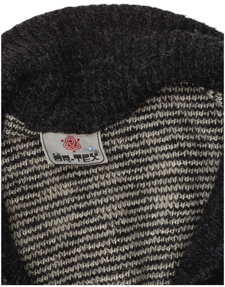 Vintage Ανδρικό Ζακέτα πουλόβερ Μεγάλο Γκρι Γεωμετρικό