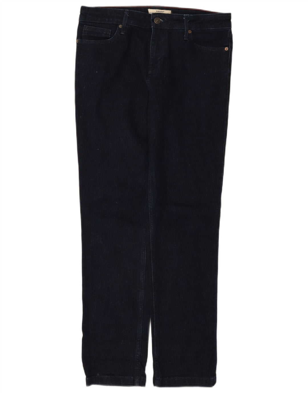 White Stuff Γυναικεία ίσια τζιν UK 12 Medium W32 L30 Navy Blue Cotton