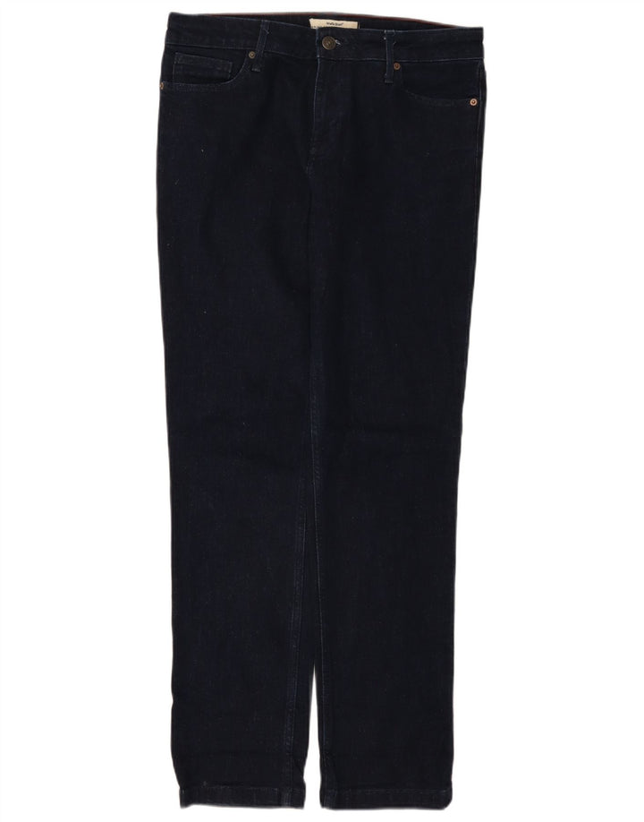 White Stuff Γυναικεία ίσια τζιν UK 12 Medium W32 L30 Navy Blue Cotton