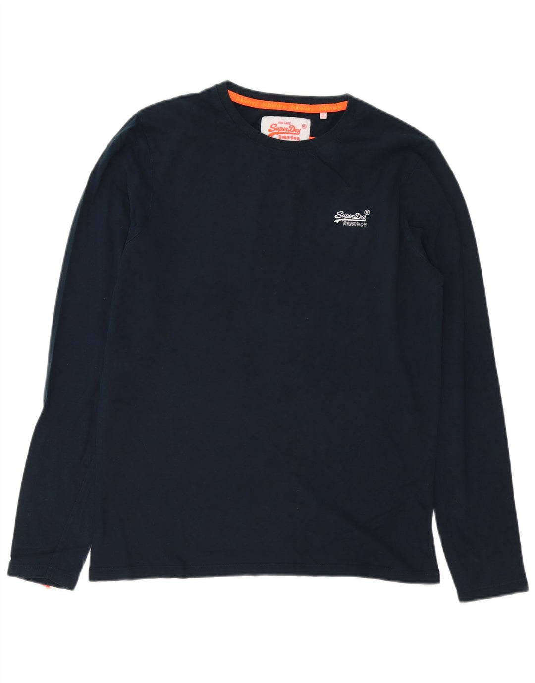 SUPERDRY Ανδρικό τοπ μακρυμάνικο μεγάλο navy blue