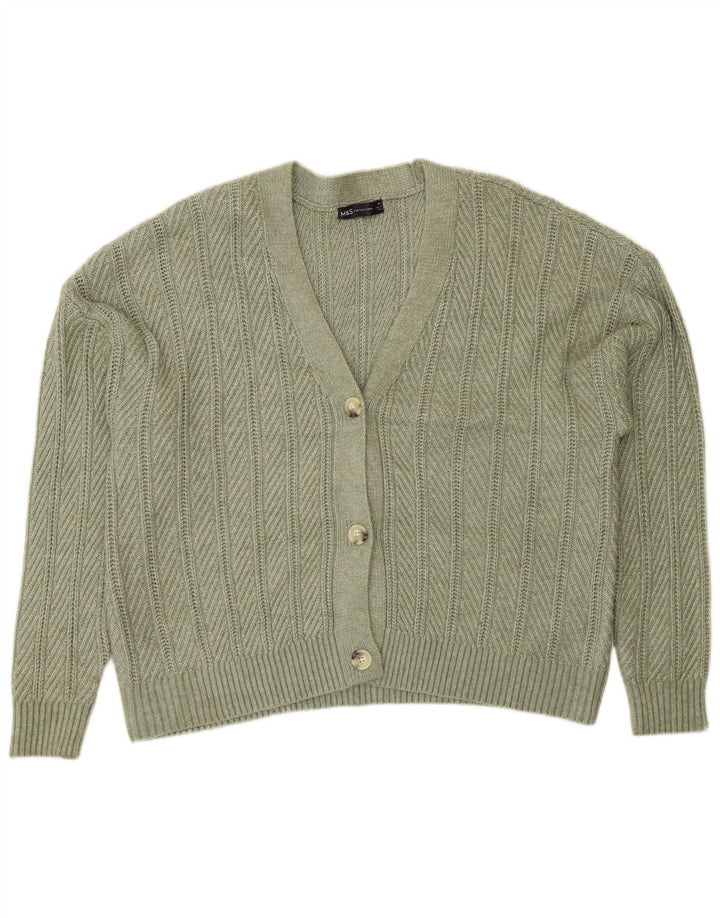 Γυναικεία ζακέτα Marks & Spencer UK 18 XL Green Polyester
