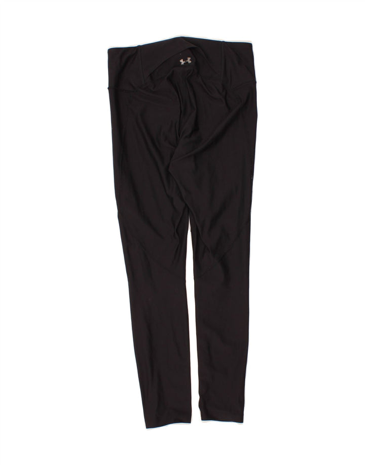 UNDER ARMOUR Womens Leggings UK 8 Small Black Vintage Under Armour and Second-Hand Under Armour from Messina Hembry 