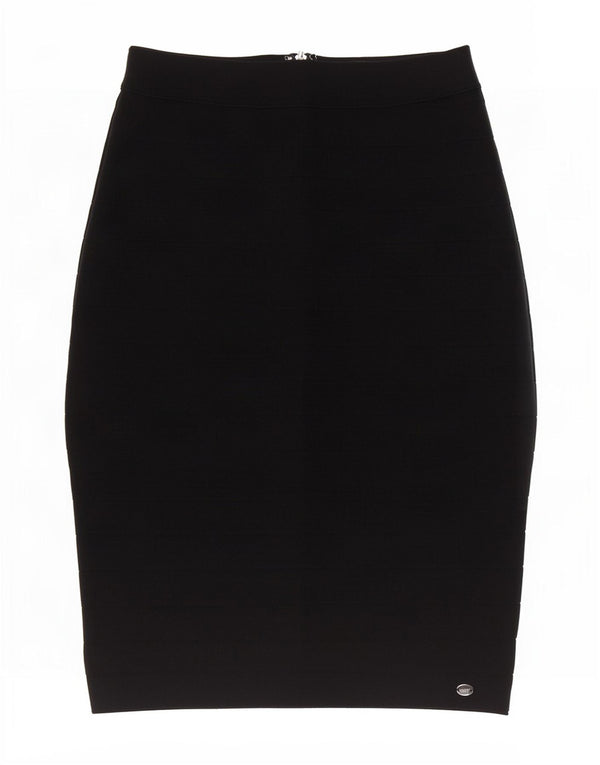 Guess Γυναικεία Pencil Φούστα Small W26 Black Rayon