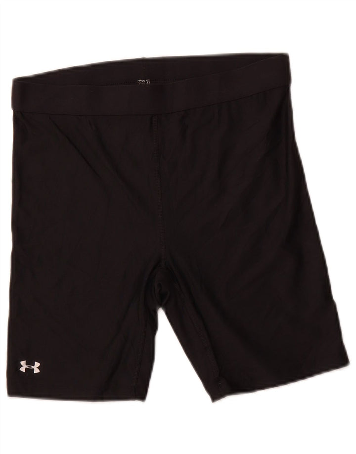 Γυναικείο αθλητικό σορτς UNDER Armor Heat Gear UK 12 μεσαίο μαύρο πολυεστέρα