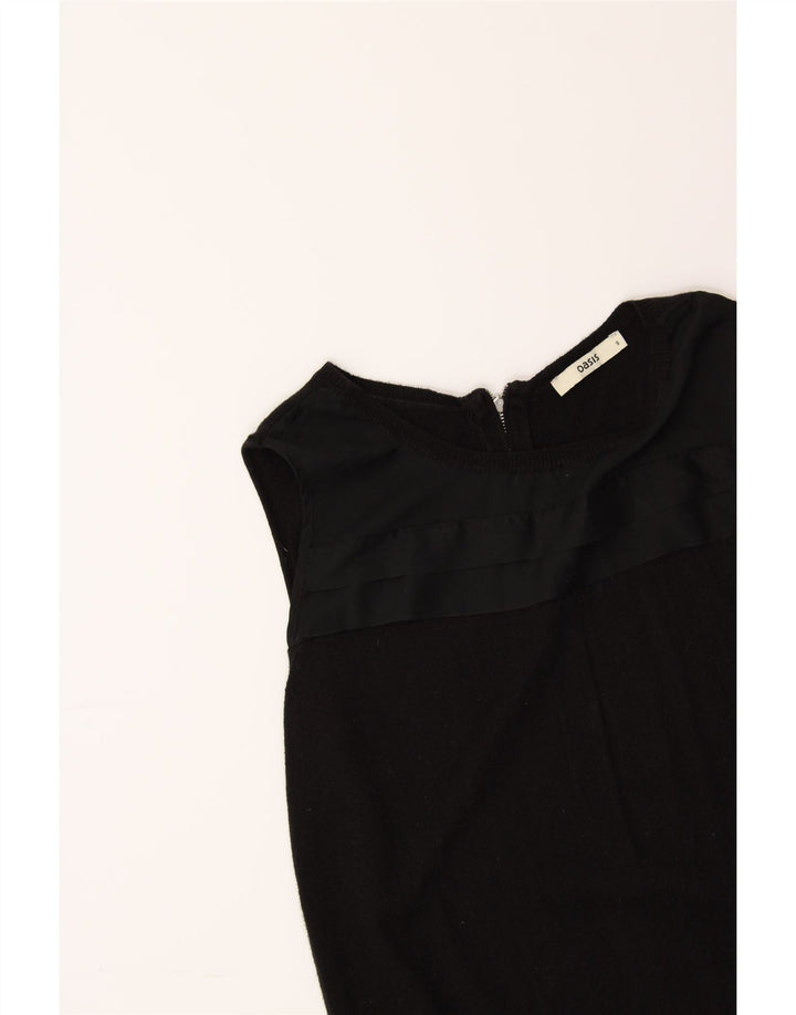 OASIS Womens Longline Vest Tank Top UK 10 Small Black Polyester Vintage Oasis and Second-Hand Oasis from Messina Hembry 