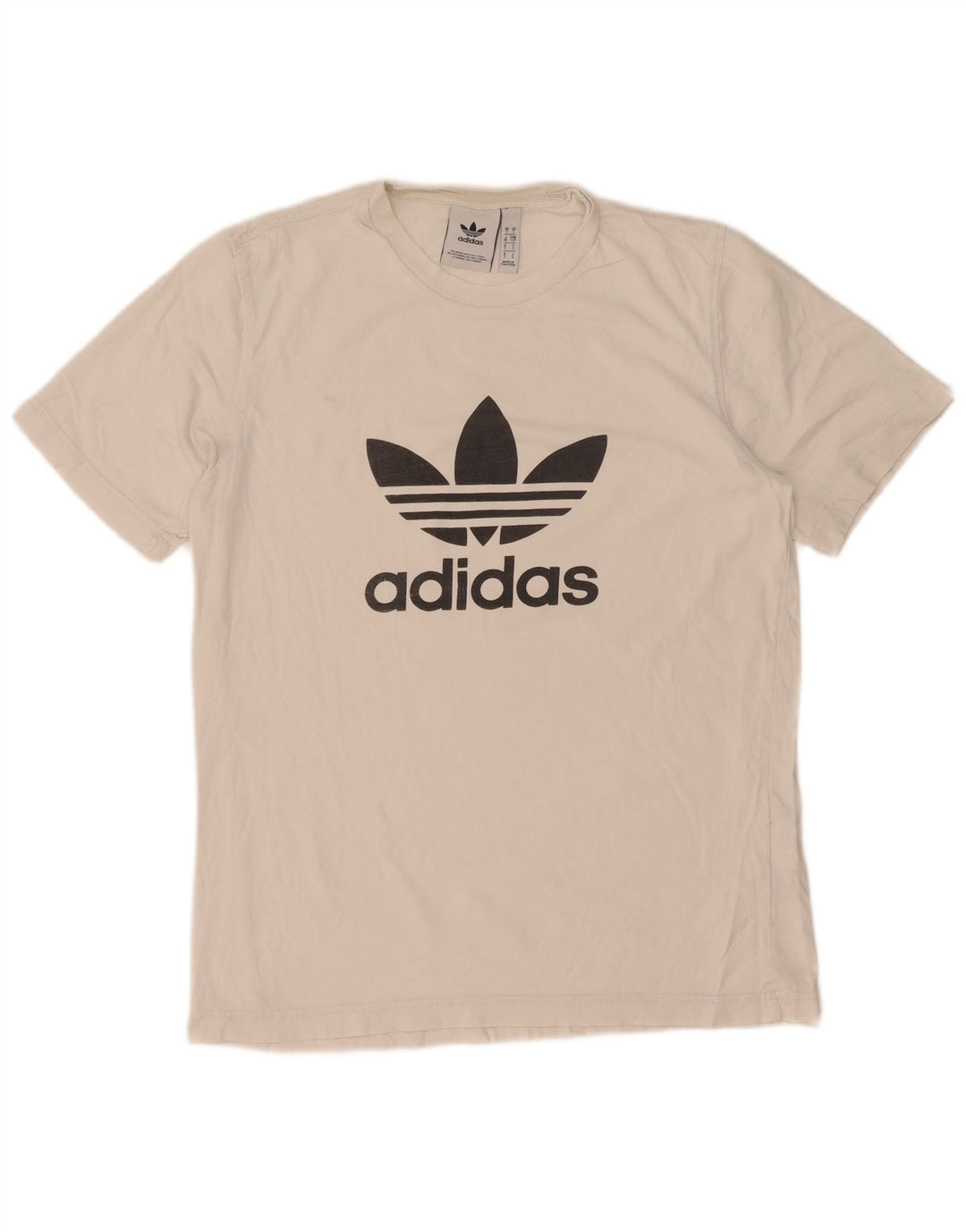Ανδρικό γραφικό T-Shirt Adidas Top Μικρό λευκό βαμβακερό