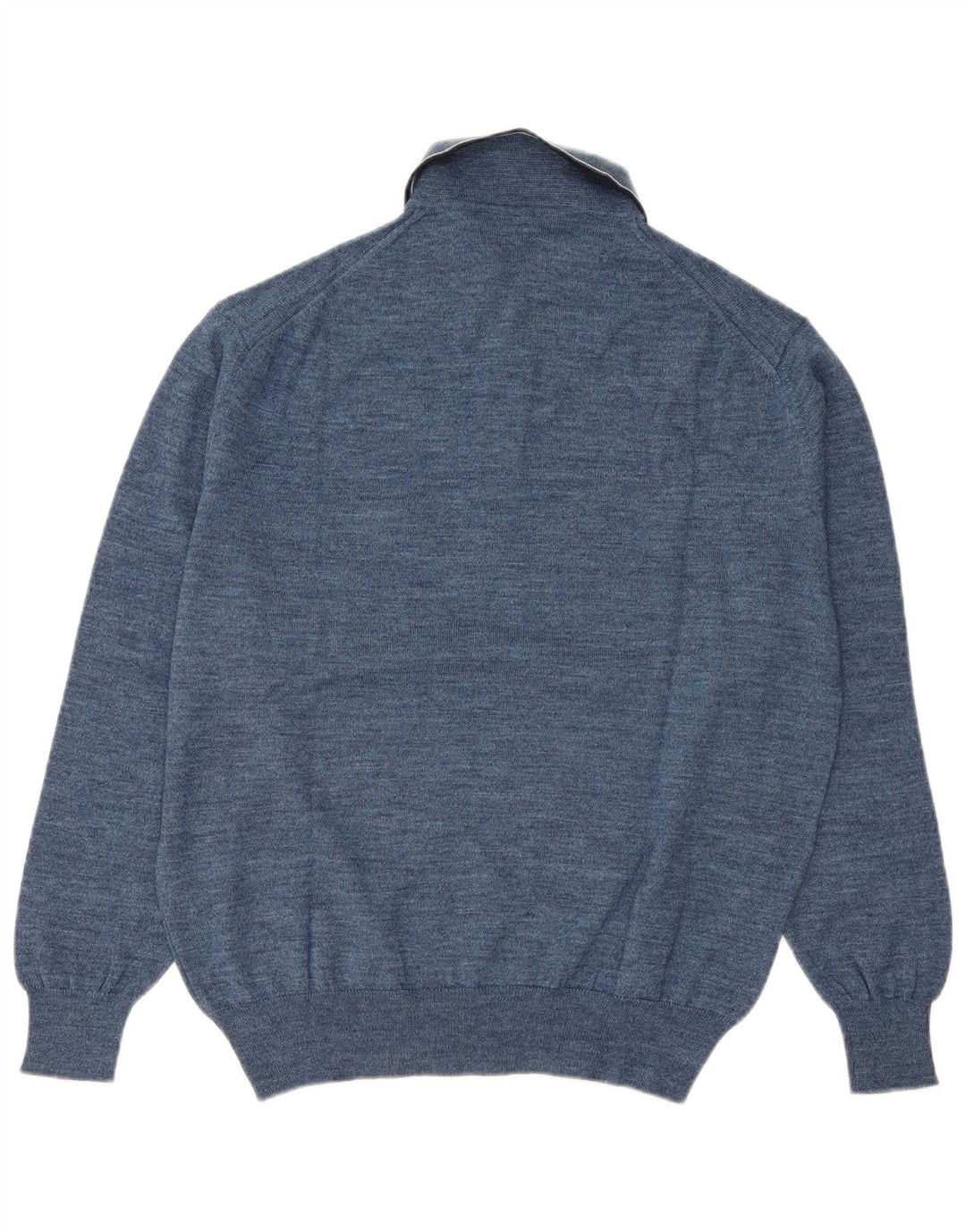 Ανδρικό πουλόβερ Canda Polo Neck Jumper IT 48/50 Μεσαίο Μπλε Παρθένο Μαλλί