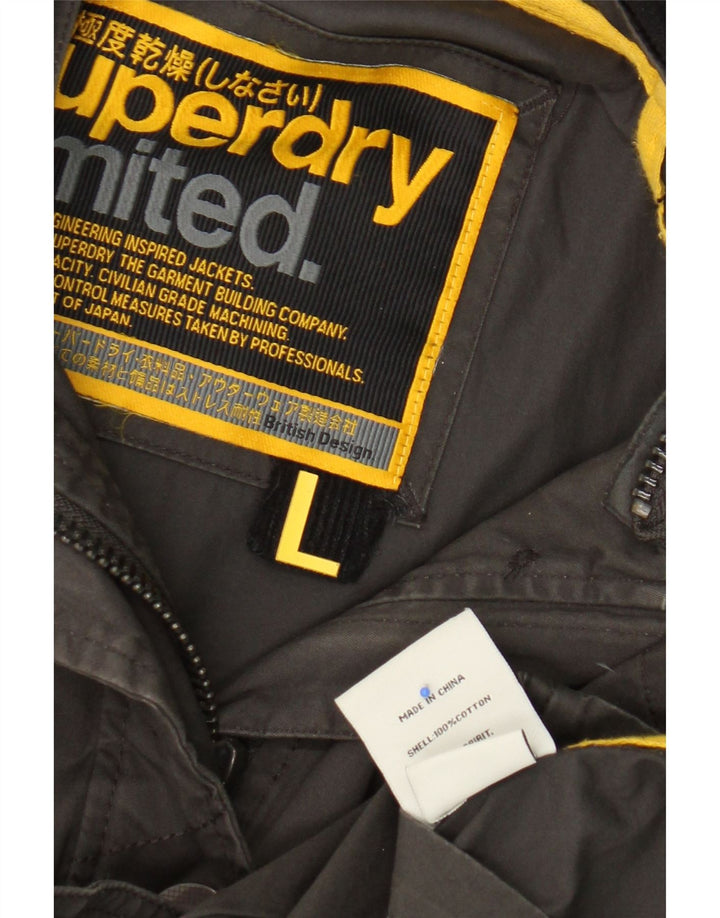 Superdry Γυναικείο Military Jacket UK 14 Large Khaki Cotton