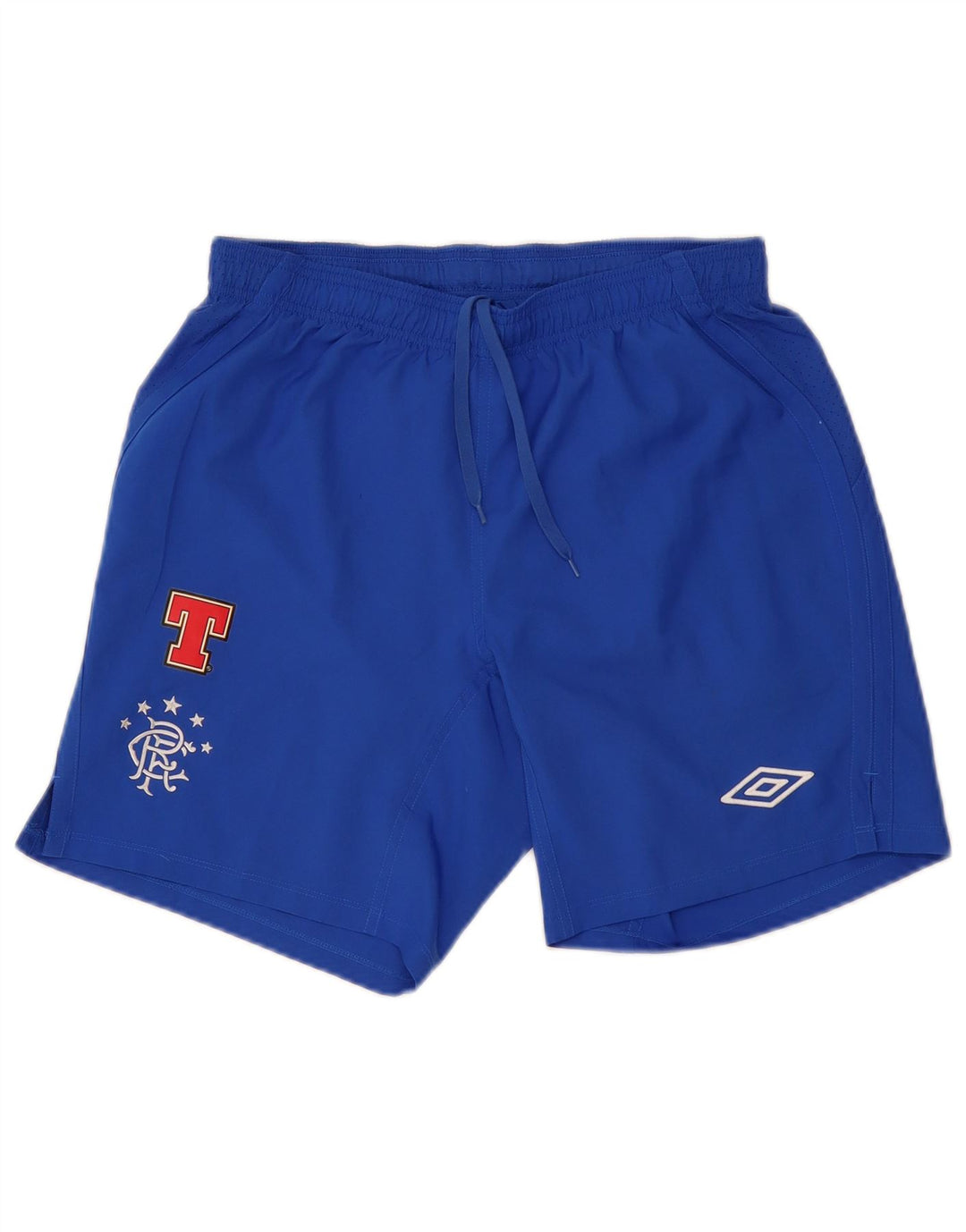 Ανδρικό γραφικό αθλητικό σορτς UMBRO με μεσαίο μπλε πολυεστέρα