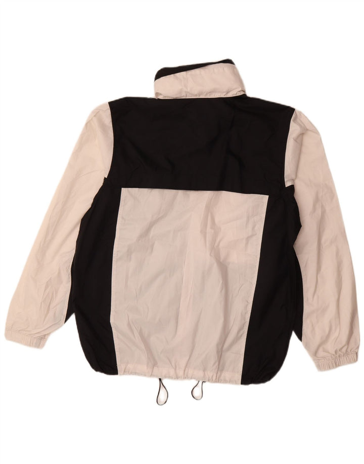 Columbia Ανδρικό μπουφάν βροχής με κουκούλα UK 38 Medium White Colourblock Polyester