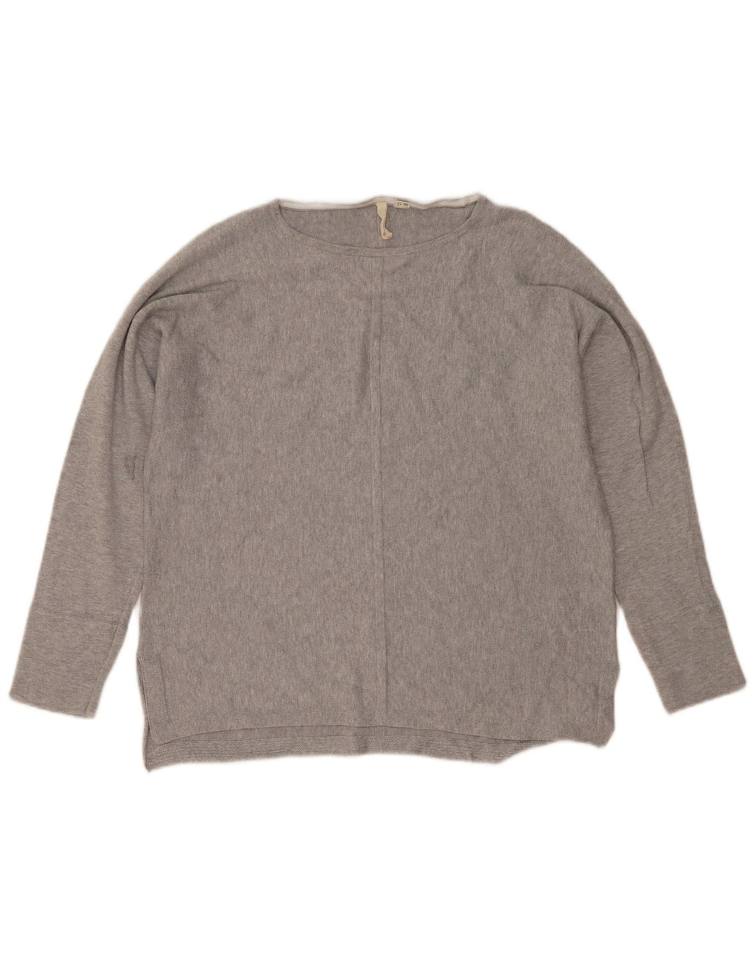 White Stuff Γυναικείο πουλόβερ με λαιμό σκάφος UK 14 Large Grey Flecked