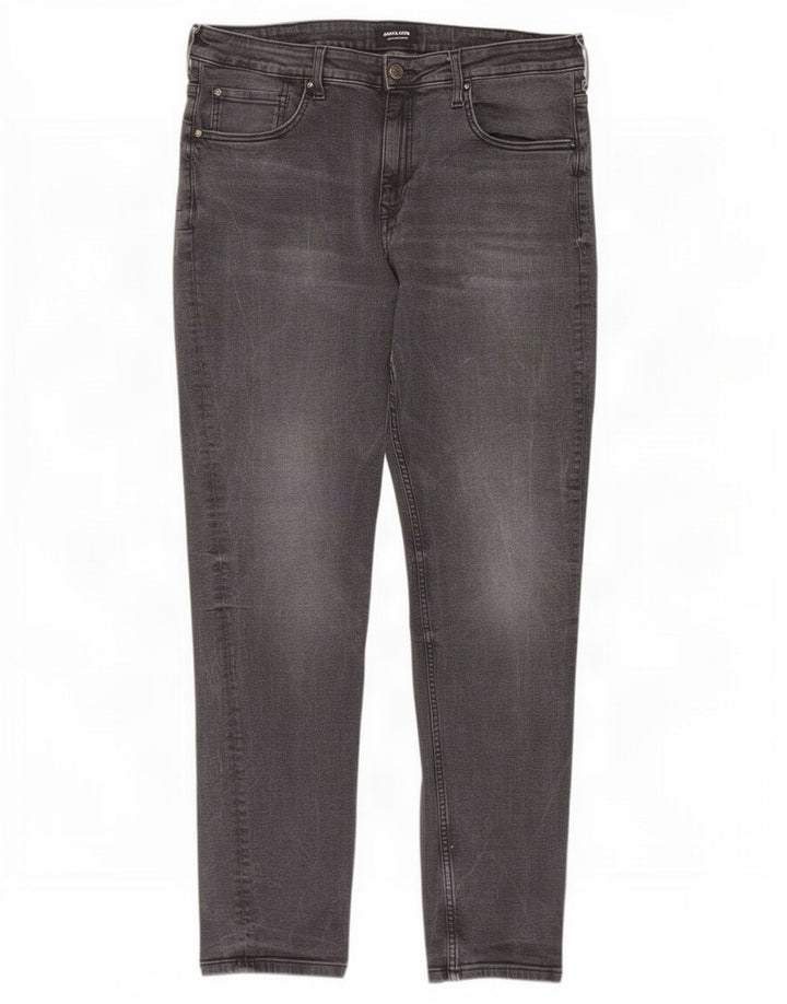 Jack & Jones Ανδρικό Slim Jeans W36 L34 Γκρι βαμβακερό