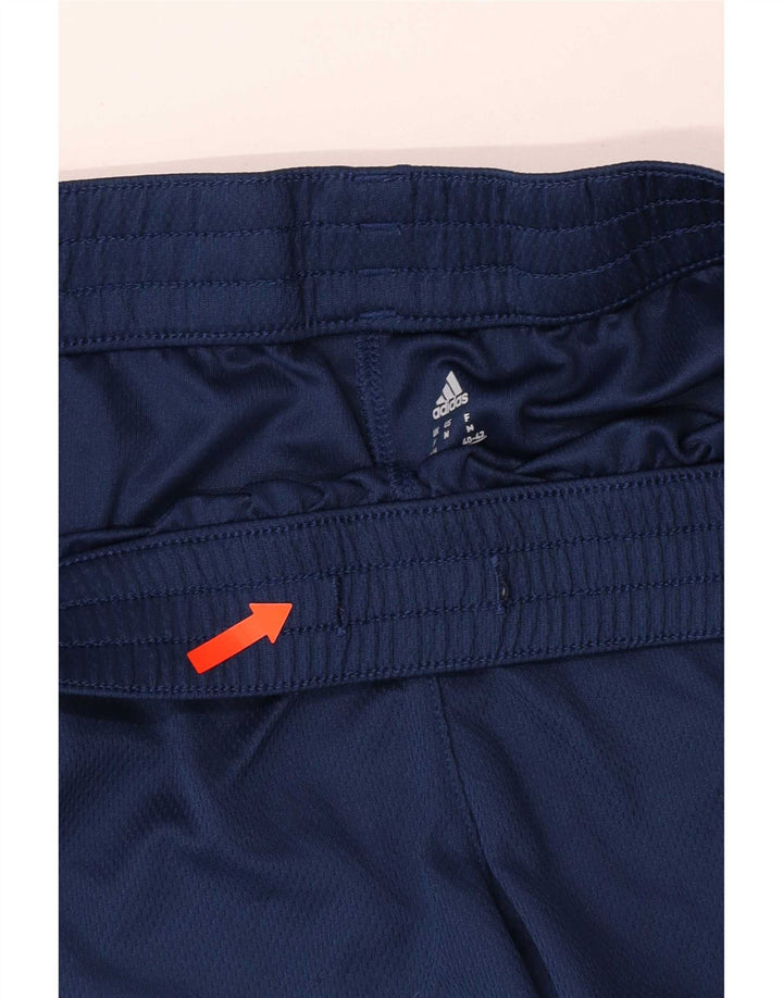 Γυναικείο αθλητικό σορτς Adidas Climalite UK 12/14 Medium Navy Blue Polyester