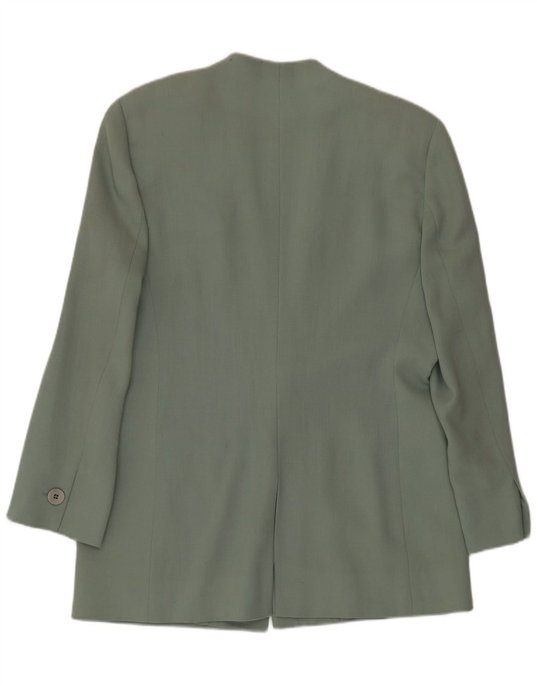 MANI Γυναικείο Μπουφάν Blazer με 2 Κουμπιά IT 44 Μέτριο Πράσινο Παρθένο Μαλλί