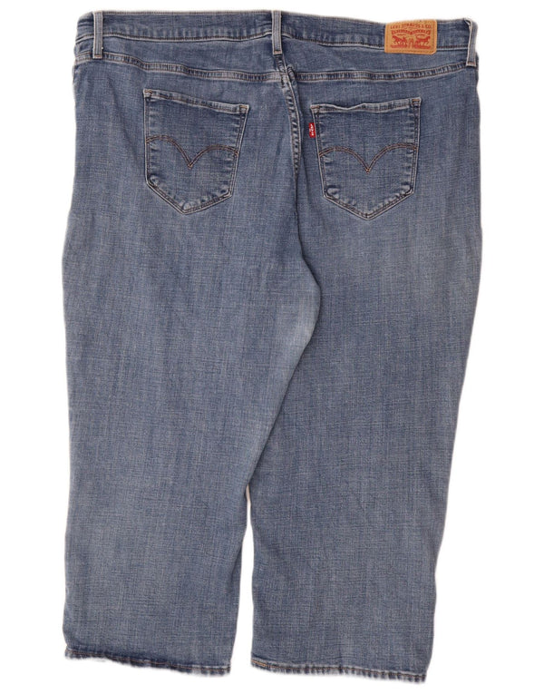 LEVI'S Womens 311 Shaping Skinny Capri Jeans US 20 3XL W40 L21 Blue Cotton
