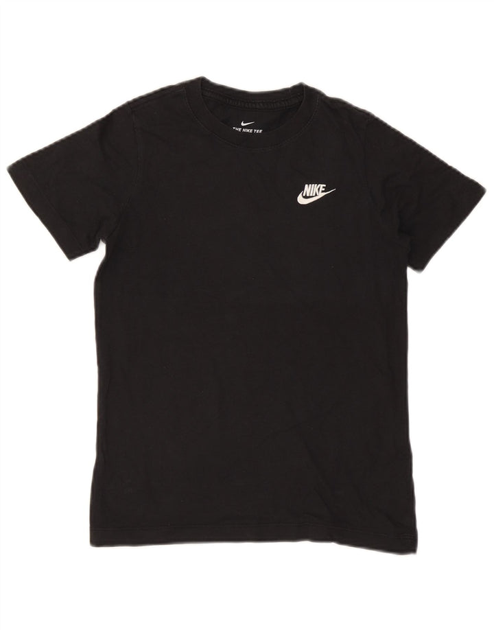 Μπλουζάκι Nike Boys Top 10-11 ετών Μεσαίο μαύρο