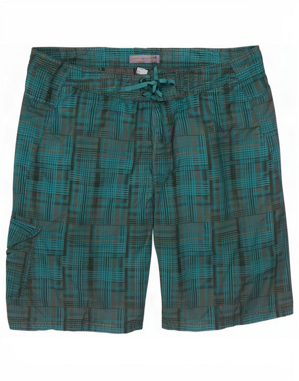 Ανδρικό σορτς κολύμβησης Fat Face XL Blue Check Polyester