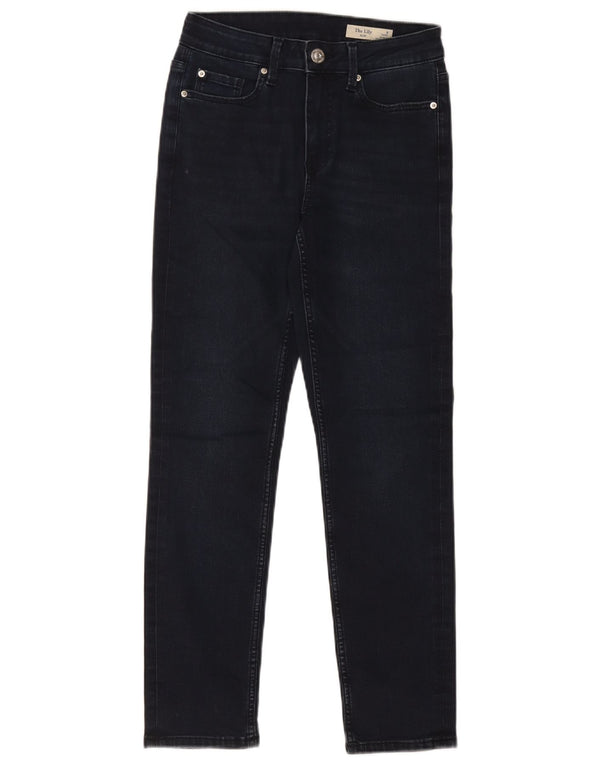 Marks & Spencer Women The Lily Slim Jeans UK 8 Small W26 L27 Navy Blue