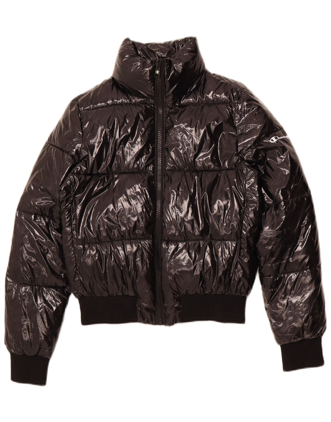 CHAMPION Γυναικείο Oversized padded Jacket UK 6 XS μαύρο