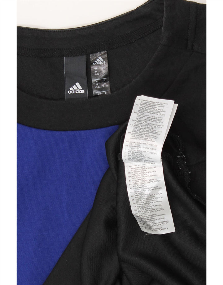 Γυναικεία φούτερ ADIDAS Jumper UK 12/14 Medium Black Colourblock
