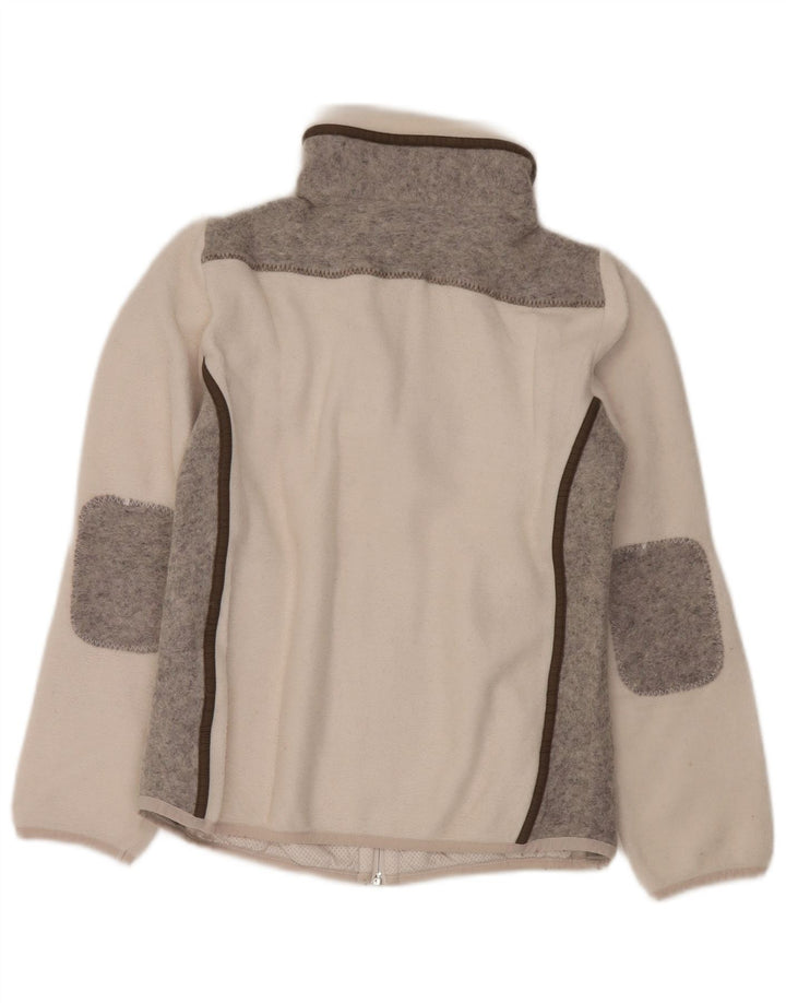 CMP Γυναικείο Fleece Jacket UK 10 Small White Colourblock