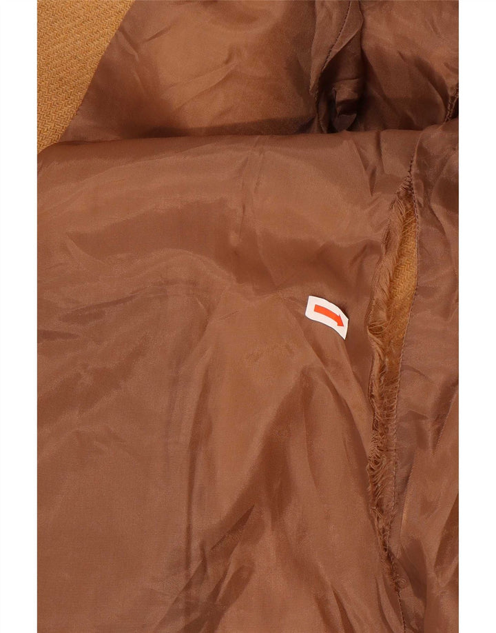 Zara Γυναικείο Bomber Jacket UK 10 Small Brown Polyester