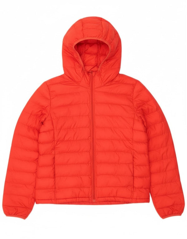 Γυναικείο μπουφάν με κουκούλα Levi's UK 16 Large Red Polyester