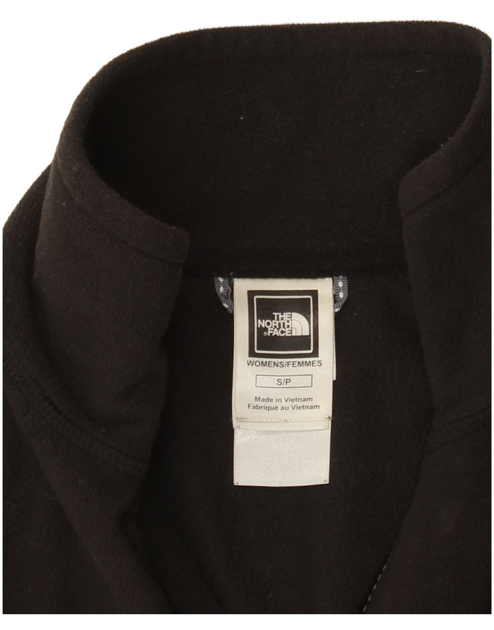 THE NORTH FACE Γυναικείο Fleece Jacket UK 10 Small Black Polyester