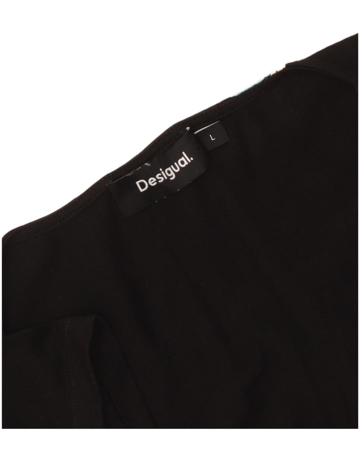 Γυναικείο φόρεμα Desigual Graphic A-Line UK 14 Large Black