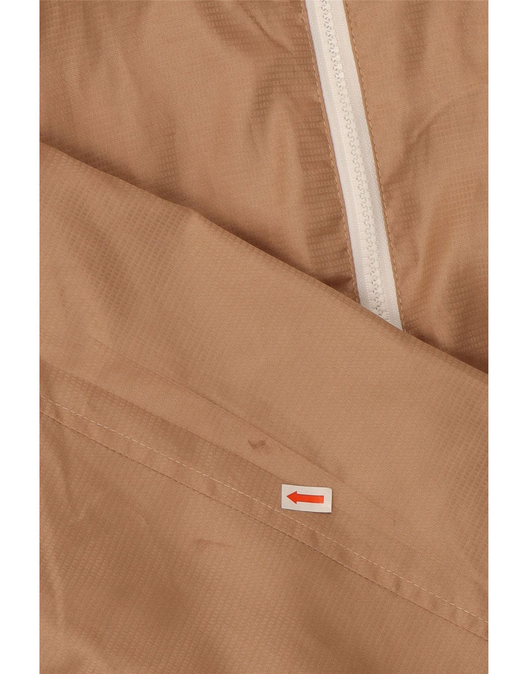 REEBOK Womens Hooded Rain Jacket UK 18 XL Beige Polyester Vintage Reebok and Second-Hand Reebok from Messina Hembry 
