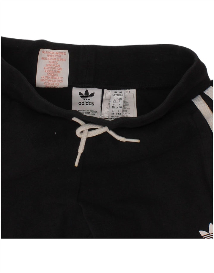 Adidas Boys αθλητικό σορτς 5-6 ετών μεσαίο μαύρο βαμβακερό