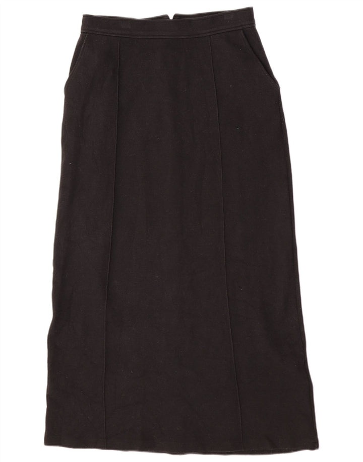 Zara Γυναικεία Ψηλόμεση Maxi Φούστα Medium W30 Μαύρο Πολυεστέρας