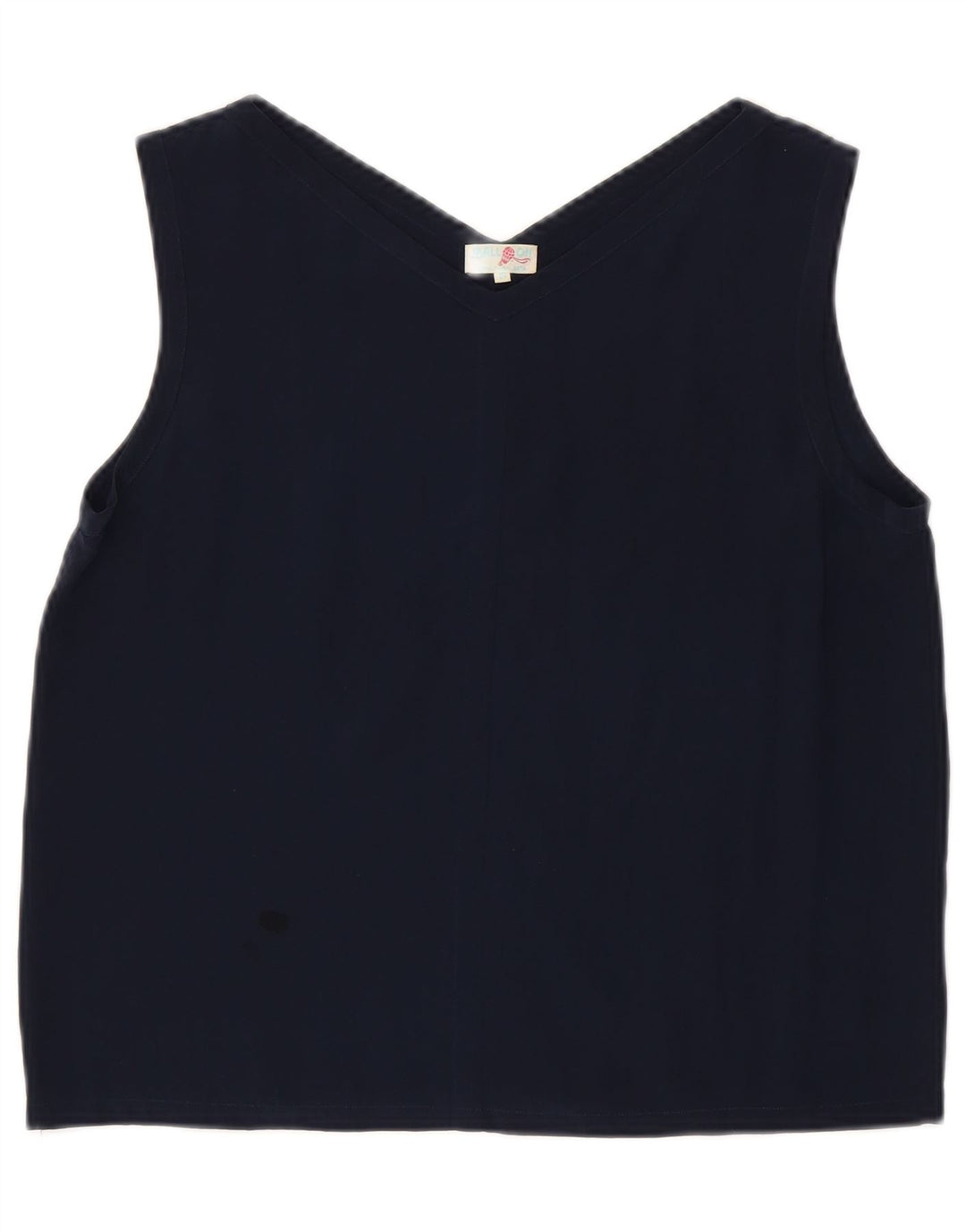 Μπάλα σε γυναικείο γιλέκο UK 10 Small Navy Blue Silk