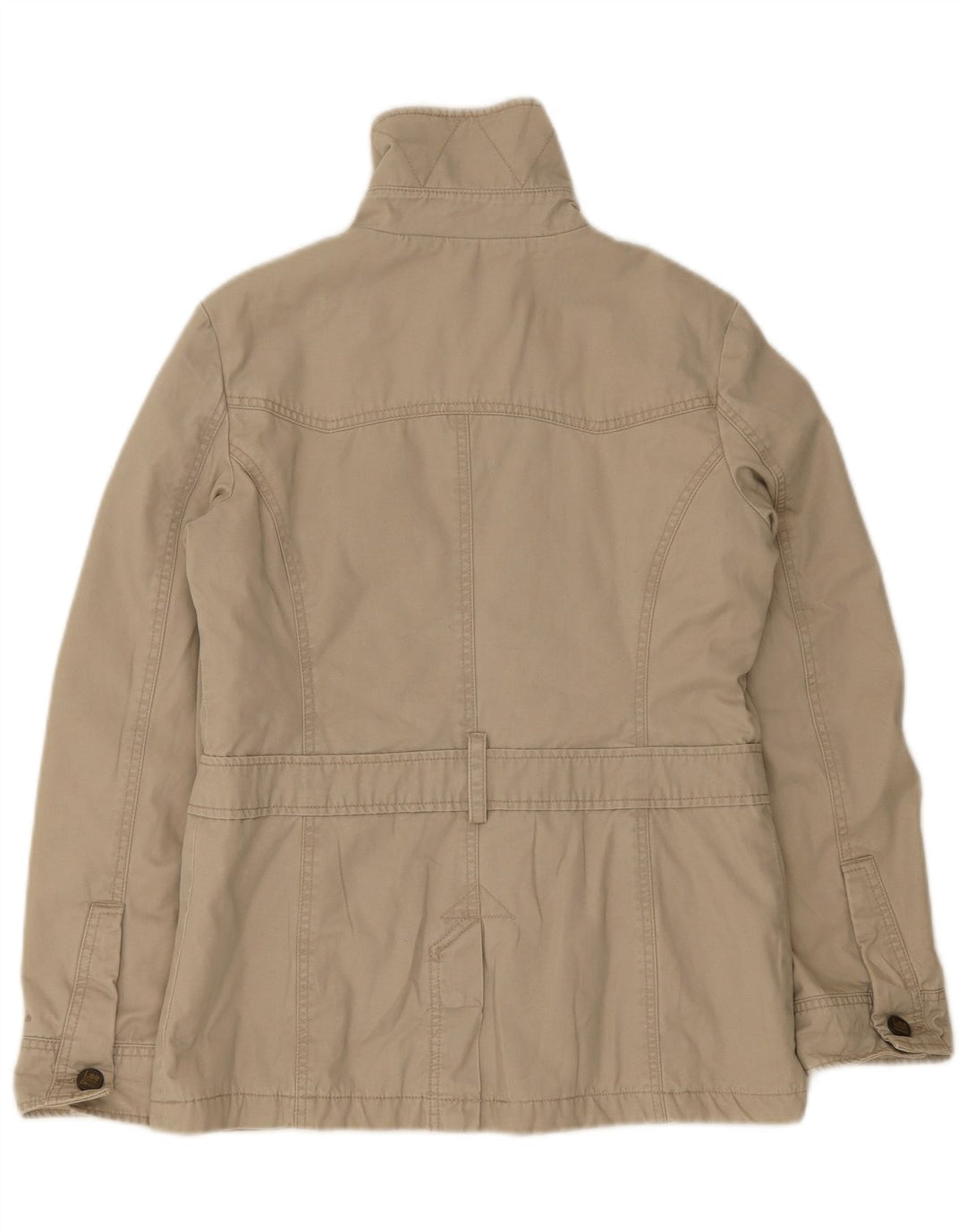 Lee Womens Utility Jacket UK 14 Medium Beige Βαμβακερό
